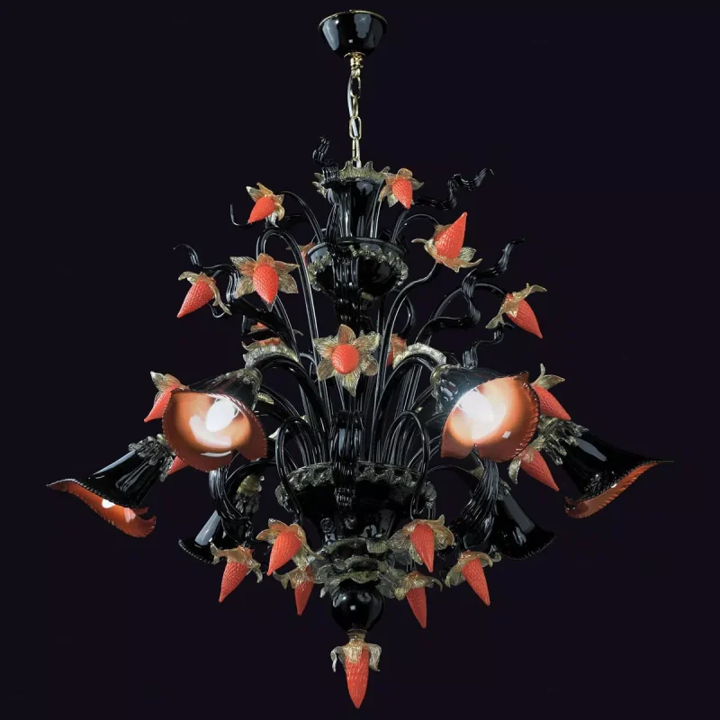"Capriccio" Murano glass chandelier